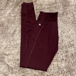 Fabletics Deep Purple Long Leggings